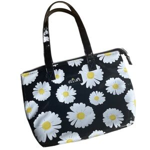 dELiA*s Black and White Daisy Tote Bag